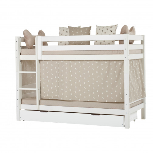 Rideau Animaux Argent Cloud pour un Lit mezzanine  90x200 cm