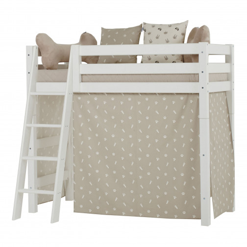 Rideau de nuage d'argent animaux pour les lits mid halets (70x160 cm)