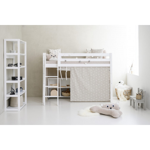 Rideau de nuage d'argent animaux pour les lits mid hale (90x200 cm)