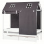 Pets Rideaux de toit pour les lits de maison 70 x 160 cm