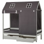 Pets Rideaux de toit pour les lits de maison 70 x 160 cm