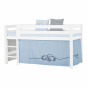 Cars rideaux Dream Blue pour un Lit mezzanine  90x200 cm
