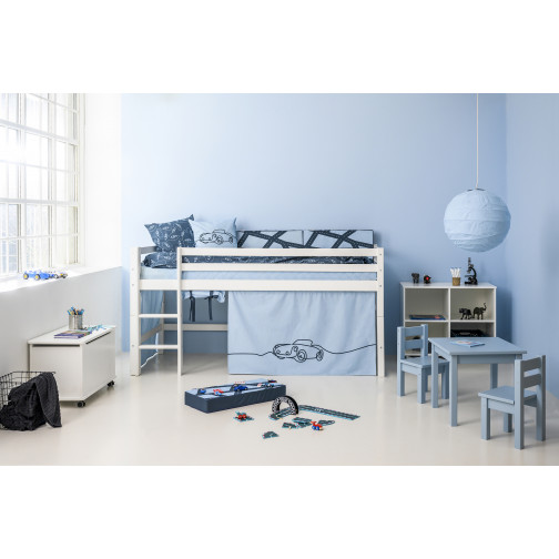 Cars rideaux Dream Blue pour un Lit mezzanine  90x200 cm