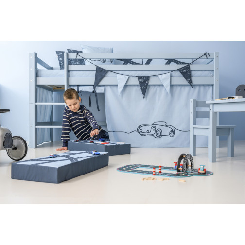 Cars rideaux Dream Blue pour un Lit mezzanine  90x200 cm