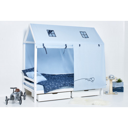 Cars Rideaux de toit pour les lits de maison 90 x 200 cm