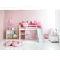 Rideau princesse mauve pâle pour un Lit mezzanine  70x160 cm