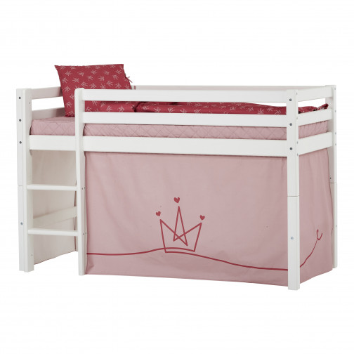 Rideau princesse mauve pâle pour un Lit mezzanine  70x160 cm