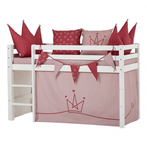 Rideau princesse mauve pâle pour un Lit mezzanine  70x160 cm
