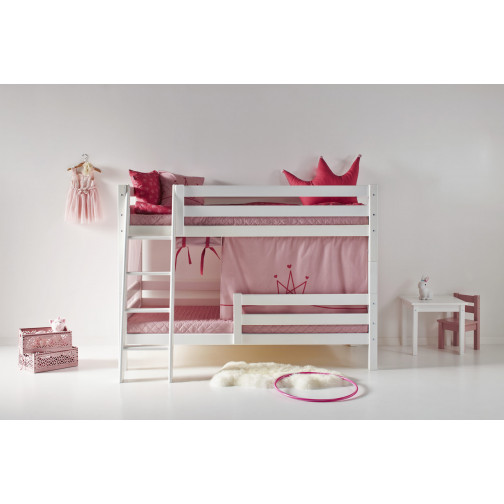 Rideau princesse mauve pâle pour un Lit mezzanine  90x200 cm