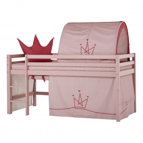 Rideau princesse mauve pâle pour un Lit mezzanine  90x200 cm