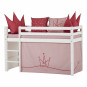 Coussin de princesse 50x50cm à Baroque Rose