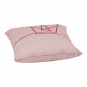 Coussin de princesse 50x50cm en mauve pâle