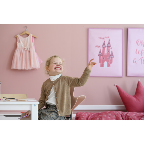 Coussin de princesse en forme de couronne