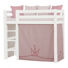 Rideau princesse mauve pâle pour le lit intermédiaire 70x160 cm