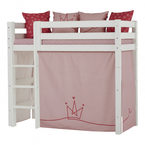 Rideau princesse mauve pâle pour le lit intermédiaire 70x160 cm