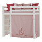 Rideau princesse mauve pâle pour le lit intermédiaire 70x160 cm