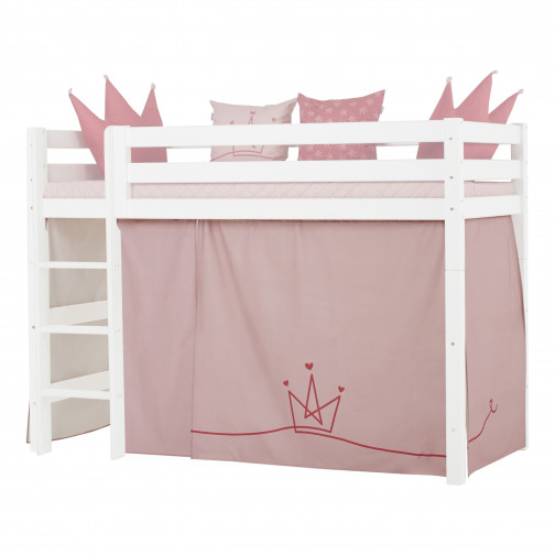 Rideau princesse mauve pâle pour le lit intermédiaire 90x200 cm