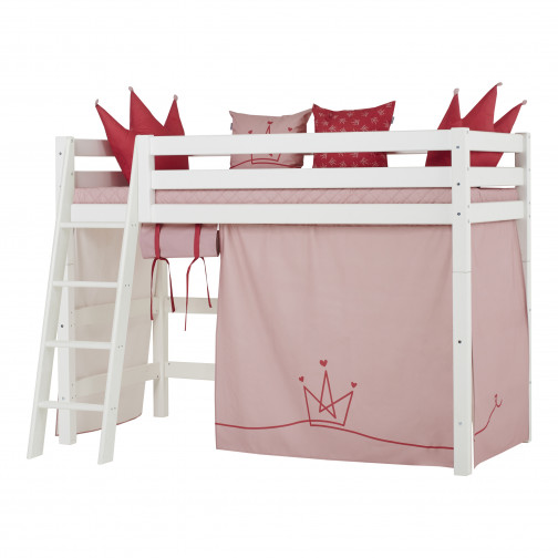 Rideau princesse mauve pâle pour le lit intermédiaire 90x200 cm