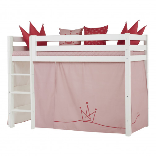Rideau princesse mauve pâle pour le lit intermédiaire 90x200 cm