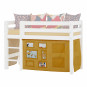 Créateur de rideau d'automne jaune pour un Lit mezzanine  70x160 cm