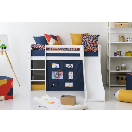 Rideau Créateur Orion Bleu pour un Lit mezzanine  70x160 cm