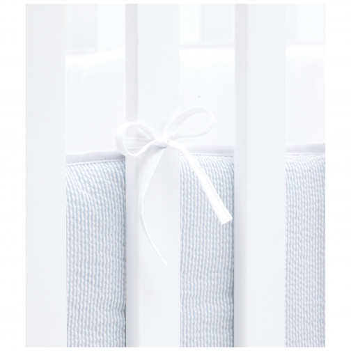 Berceau pare-chocs 40x80 cm, bébé bleu