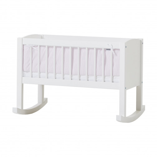 Berceau pare-chocs 40x80 cm, bébé rose