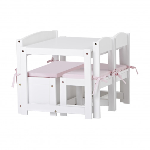 Coussin Set pour Mathilde Ensemble d'enfants, bébé rose