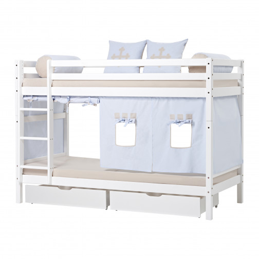 Rideau pour une demi-haute et des lits superposés 90x200 cm, Knight de Fairytale