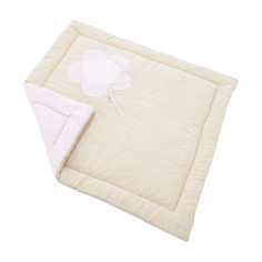 Tapis à 2 côtés pour PLAYPEN 100x100 cm, maillot de fées rose / sable Knight