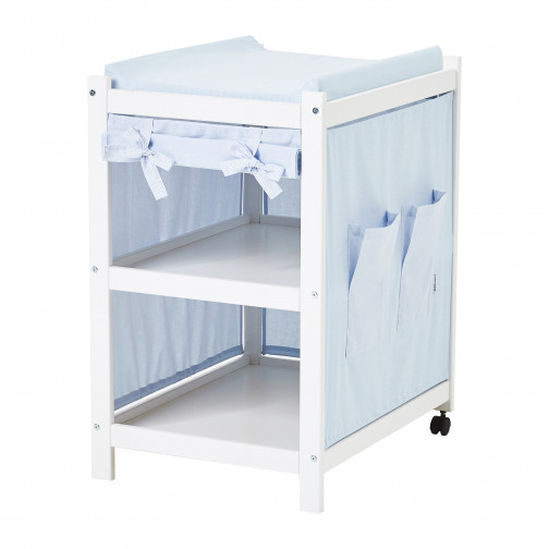 Rideau pour la coiffeuse IDA-Marie, bleu bébé