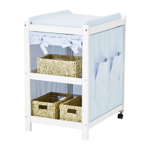 Rideau pour la coiffeuse IDA-Marie, bleu bébé