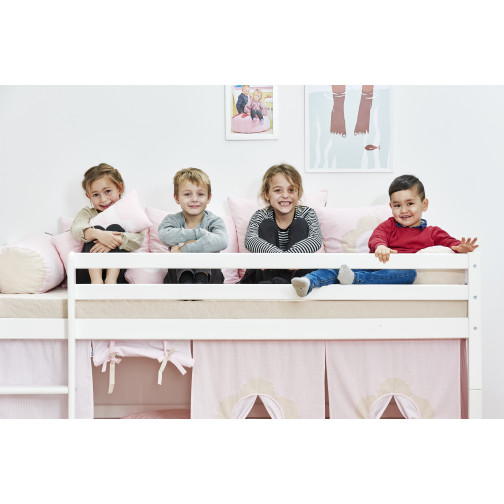 Rideau pour le lit haute hauteur 70x160 cm, Fairytale Fleur