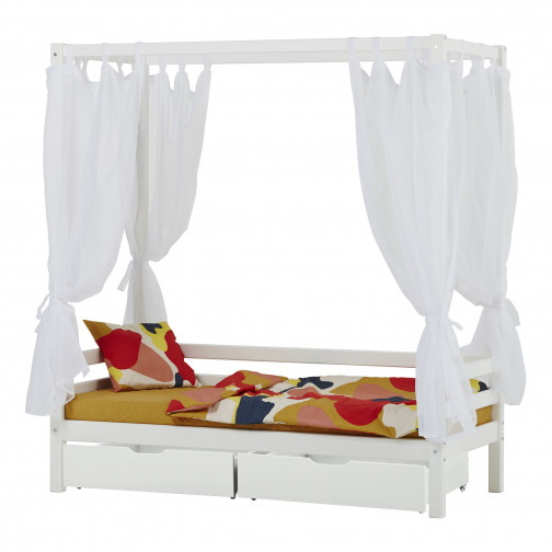 Housse de matelas pour 70 x 160 cm, hauteur de 9 cm en jaune automne