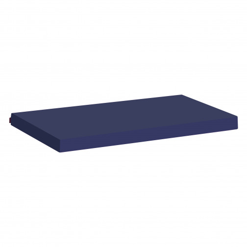 Couverture de matelas pour 90 x 200 cm, hauteur 9 cm en bleu patriote