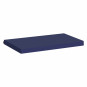 Couverture de matelas pour 90 x 200 cm, hauteur 9 cm en bleu patriote