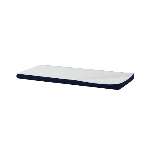 Couverture de matelas pour 90 x 200 cm, hauteur 9 cm en bleu patriote