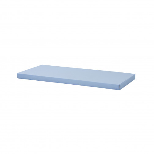 Couverture de matelas pour 90 x 200 cm, hauteur 9 cm en bleu cerulean