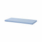 Couverture de matelas pour 90 x 200 cm, hauteur 9 cm en bleu cerulean