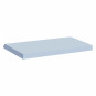Couverture de matelas pour 90 x 200 cm, hauteur 9 cm en bleu cerulean