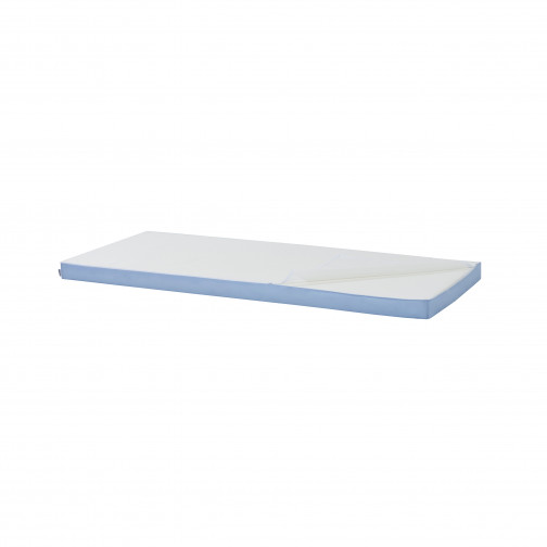 Couverture de matelas pour 90 x 200 cm, hauteur 9 cm en bleu cerulean