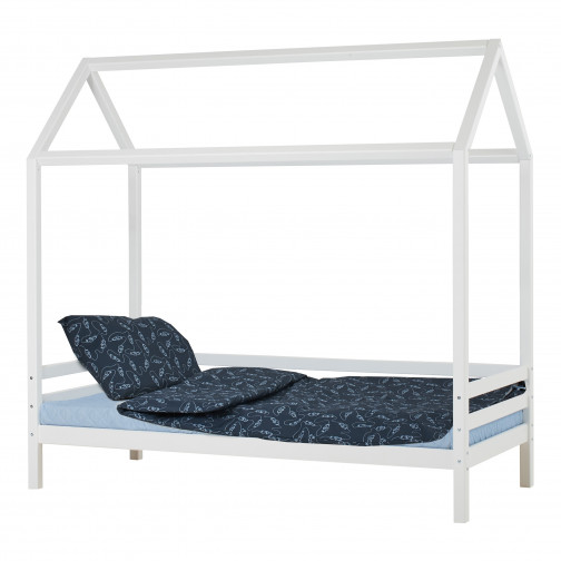 Couvercle de matelas pour 90 x 200 cm, hauteur 9 cm en bleu de rêve