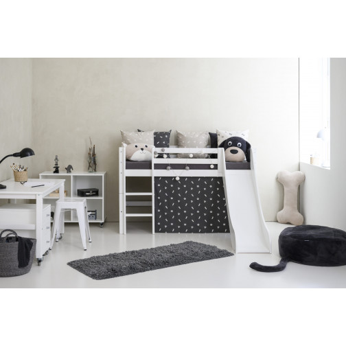 Couvercle de matelas pour 70 x 160 cm, hauteur 9 cm en granit gris