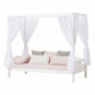 Couverture de matelas pour 90 x 200 cm, hauteur 9 cm à Mauve Morn Rose