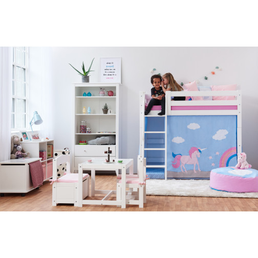 Couverture de matelas pour 70 x 160 cm, hauteur 9 cm à fuchsia rose