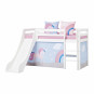 Couverture de matelas pour 70 x 160 cm, hauteur 9 cm à fuchsia rose