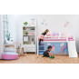 Couverture matelas pour 90 x 200 cm, hauteur 9 cm à Fuchsia rose