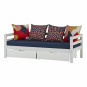 Couverture de matelas pour 70 x 160 cm, hauteur 9 cm en bleu orion