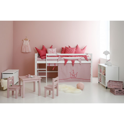 Couverture de matelas pour 90 x 200 cm, hauteur de 9 cm de rose pâle