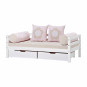 Couvercle de matelas pour 70 x 160 cm, hauteur 9 cm en sable Frappé